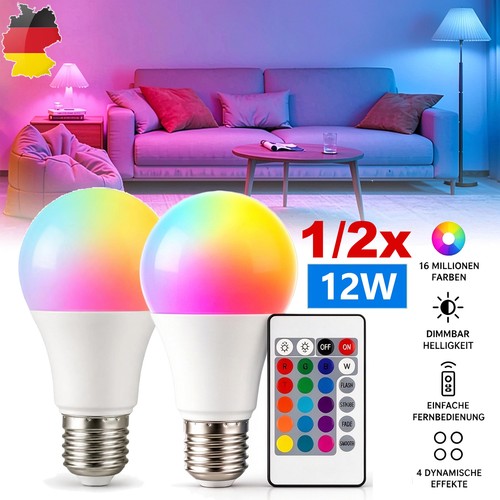 Rgb led glühbirne lampe - glühbirne, e27