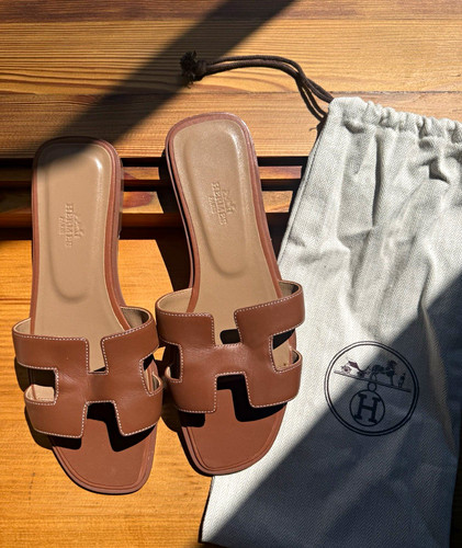 Hermès damen sandalen leder - hermès,