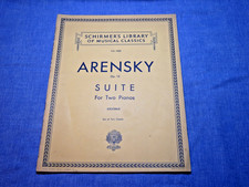 ARENSKY - SUITE FÜR ZWEI