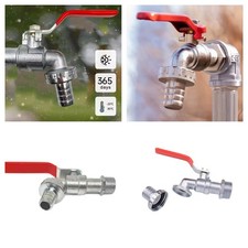 Kugelauslaufhahn Wasserhahn Kugelhahn Absperrhahn Kugelhahn Garten 1/2 Zoll