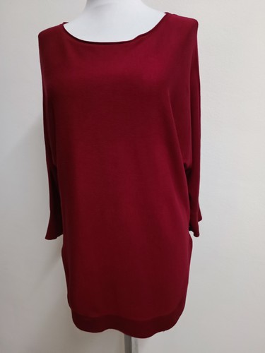Damen feinstrick long pullover - feinstrick,