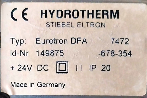 Hydrotherm eurotron dfa - eurotron,