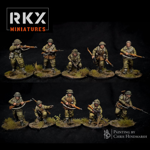 Canadian infantry 28mm - canadian,