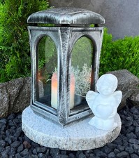 Grablaterne Sockel Engel