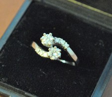 Echtgold Brillantring 750