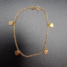 Armband  Gold 750 mit 4 Herzen