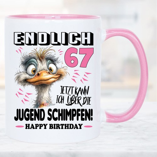 Tasse geburtstag vogel - geburtstag,