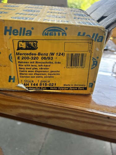 W124 hella scheinwerferglas - w124,