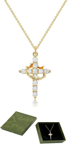 Kreuzkette damen choker - damen,