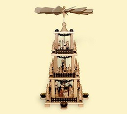 Pyramide krippe dreistock - krippe,