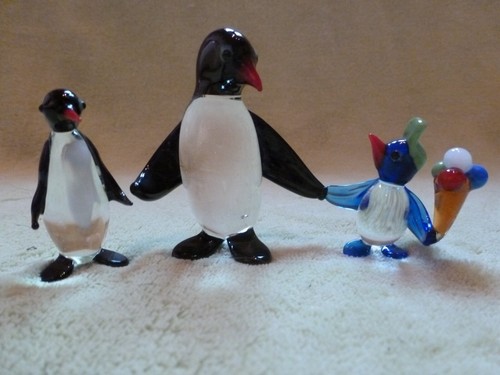 Glasfiguren tiere pinguine - tiere,