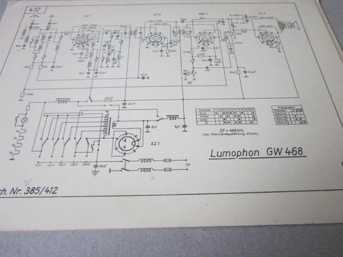 Lumophon 458 schaltplan mit - gw,