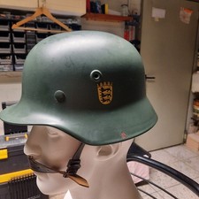 Polizei BW Helm Schutzhelm Stahl 90er Jahre 2000 Original guter Zustand