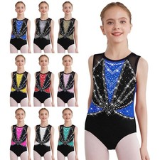 DE Mädchen Turnanzug Glitzer