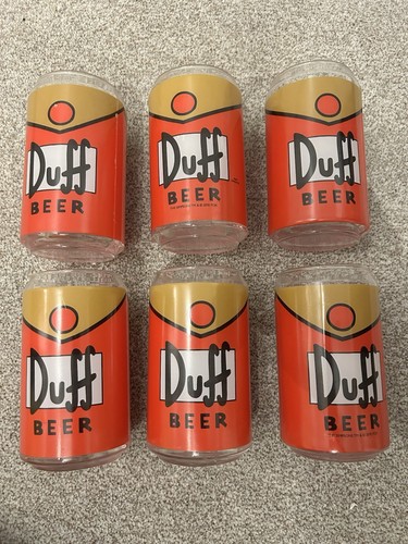 The simpsons duff beer - beer, gläser