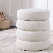 Runder Hocker VOGUE 50cm creme