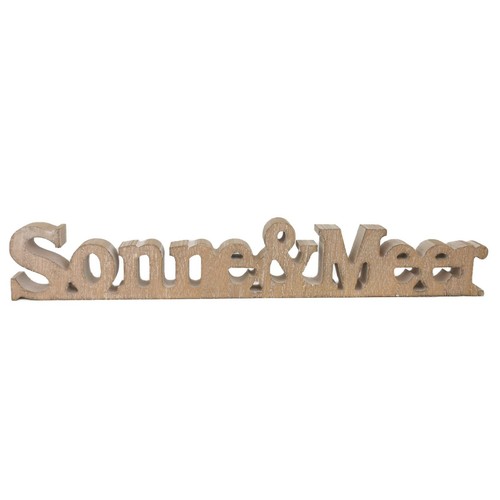 Sonne meer schriftzug - sonne, aus