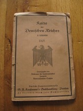 alte Karte des Deutschen