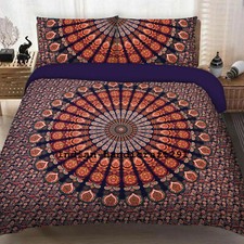 Indisches Mandala Bettdecke / Doona / Bettbezug Set Doppel- Bett Überwurf