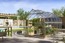 Gewächshaus Vitavia Treibhaus Dione 9900, alu-eloxiert, ESG-Glas inkl. Fundament