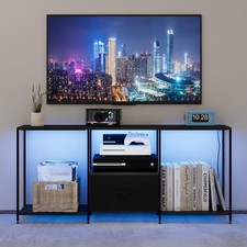 LED-TV-Ständer Mit Regalen +
