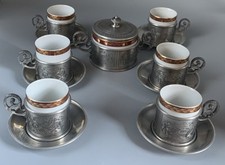 Mokka Sammeltassen m. Zinn