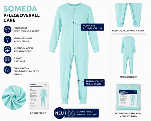Pflegeoverall care damen - , &