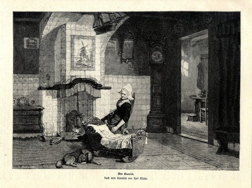 Kamin holland wiege mutter - holland,
