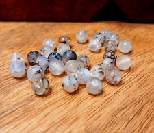 30 Edelsteinperlen Drachen