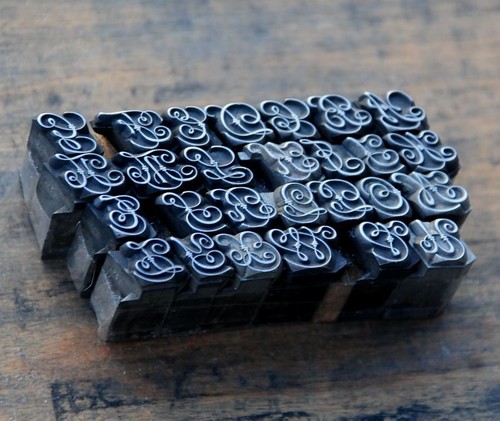 Alphabet bleilettern vintage - alphabet,