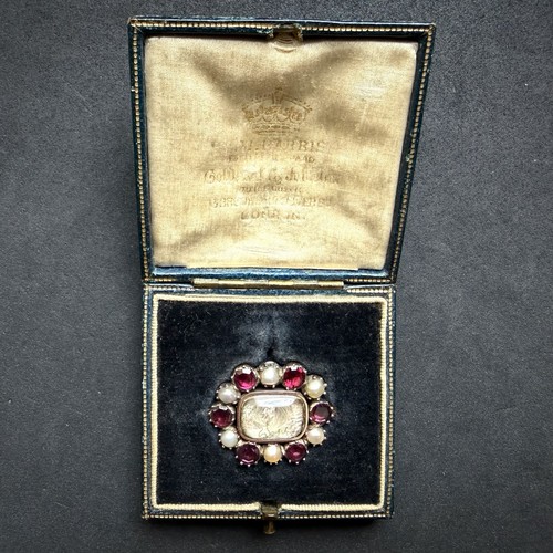 Georgianische brosche gold - georgianische,