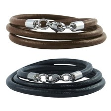 Lederkette lederarmband 6 - -,