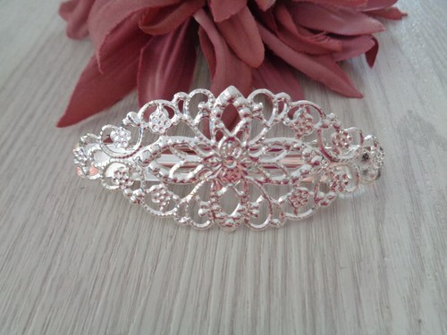 Haarspange haarklammer silber - haarklammer,