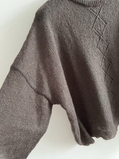 WILDES Pullover aus Wolle  Mohair braun Größe M