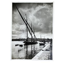 Altes Foto Genf Schweiz Hafen