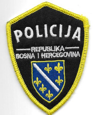 BOSNIEN-HERZEGOWINA Bosna Hercegovina Policija  Police Patch Polizei Abzeichen