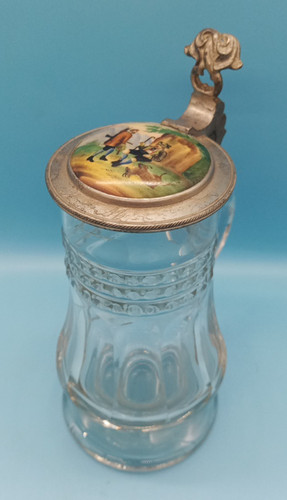 Antik alt glaskrug bierkrug - alt,
