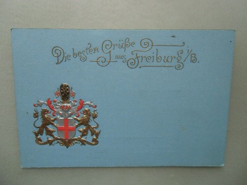 Ansichtskarte freiburg b - ansichtskarte,