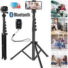 Handy Bluetooth Selfie Stick Stativ mit Fernbedienung 360°Rotation Selfie Stange