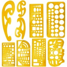 Zeichenschablone 9 Stück