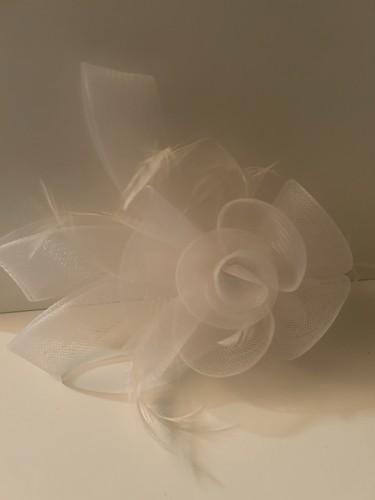 Braut damen fascinator - braut, weiß