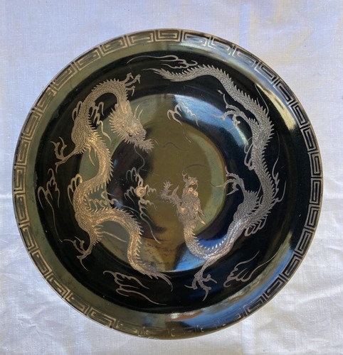 Porzellan schale mit drachen - porzellan,