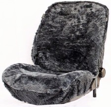 1x LAMMFELL-Sitzbezug VW Golf Polo FORD Focus OPEL Corsa Meriva DACIA Fiat Kia++