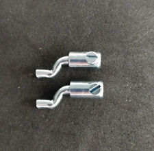 2x Schraubnippel Seilzug Bowdenzug Rasenmäher bis 2,5mm S-Form Z-Haken Endstück