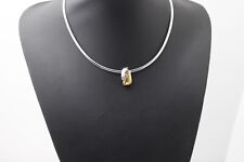 Damen Collier 18k Weißgold / Christ Anhänger 18k 1 Brillant ca. 0,25ct. 24,4g