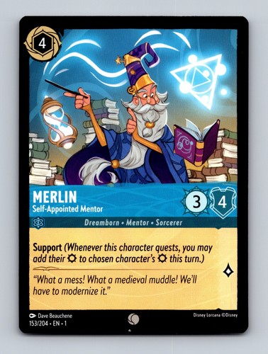 Tcg lorcana karte merlin - tcg,