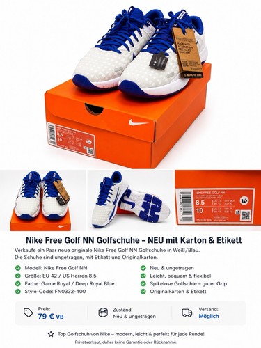 Nike free golf herren - free, nn