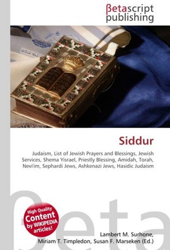 Siddur lambert surhone - lambert, m.