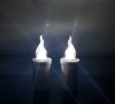 2 Stück LED Grablicht Kerzen