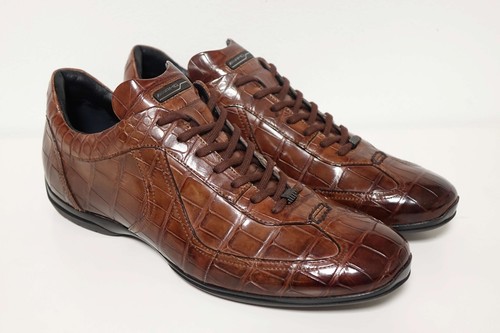 Santoni amg croco schuhe - santoni-amg,